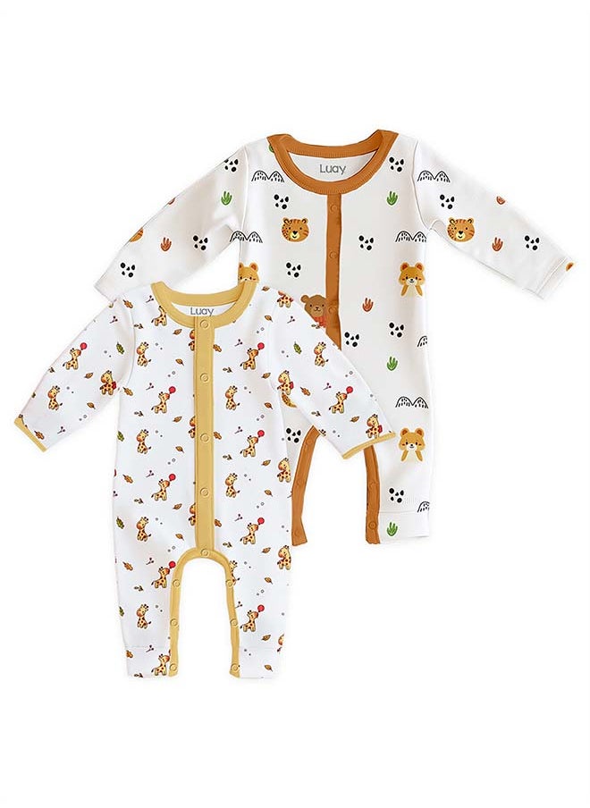 LUAY 100% Cotton Full Sleeves Baby Romper,Sleepsuit for Baby Girls & Boys _(Pack of 2) 18-24 M - pzsku/Z8C90AE487BD7A3E58621Z/45/_/1740723846/b22ca812-6124-4550-ab7b-e4b106742257