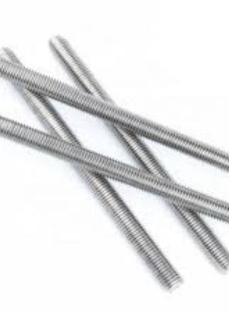 KNP KNP Stainless Steel Fully Threaded Rod 8mm is a high-quality fastening component crafted from stainless steel, offering exceptional strength and resistance to corrosion.  - Image 1
