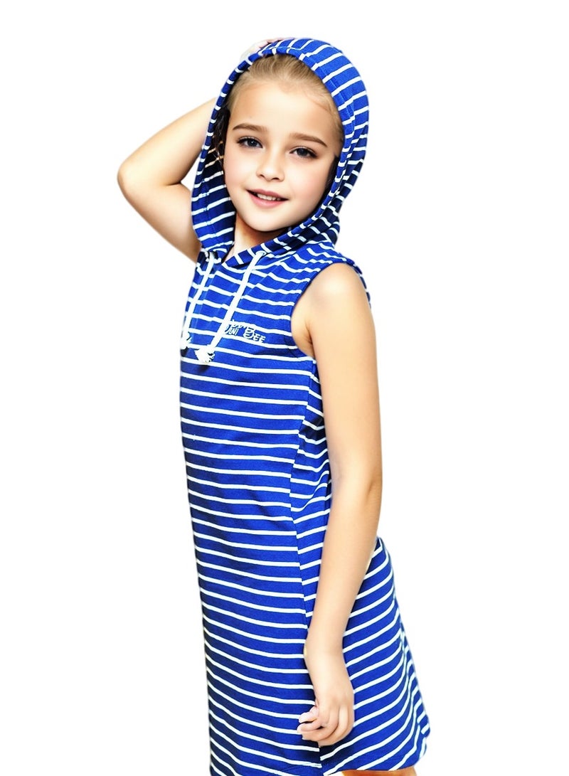 WiNi BEE Summer cotton dresses for girls 10Years Girls' clothes 8 to 16 Teenage sleeveless school clothes 12 years old Kids one-piece dress - Image 3