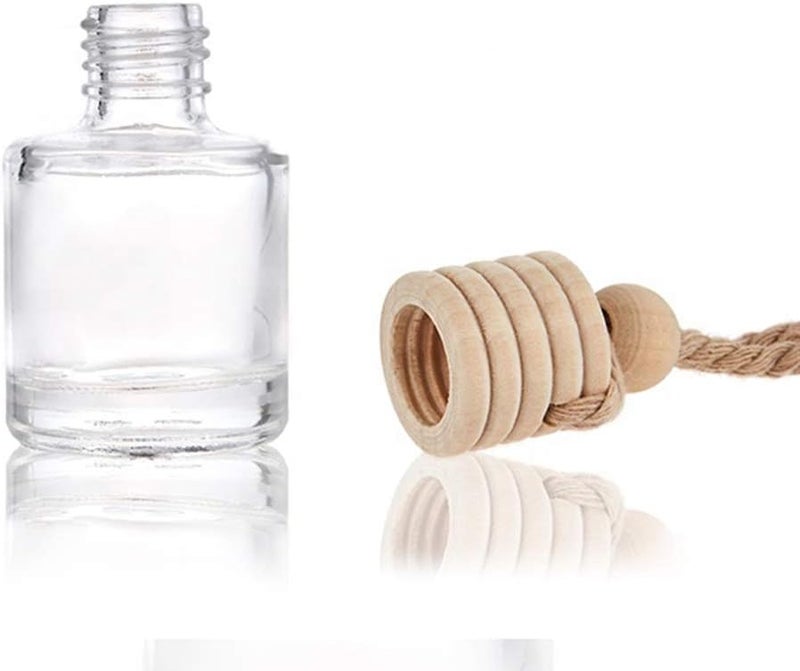 glasstore 10 عبوات معطر هواء زجاجية معلقة للسيارة - Image 2