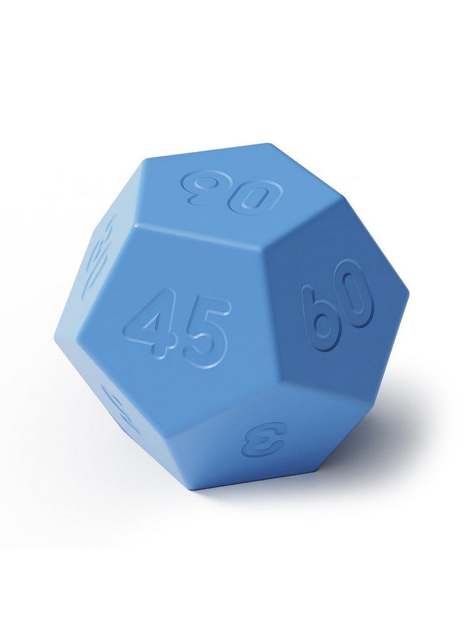 Mooas Dodecagon Time Ball Rechargeable Mini Timer (Blue), 11 Preset Times, Desk Productivity, Pomodoro, Sound/Vibrate/Mute, ADHD, Workout, Study, Cooking - Image 1