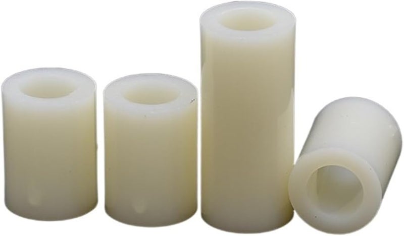 Lfang White Nylon Non Threaded Spacer Standoff Washer M3 5mm Size 50pcs - Image 1