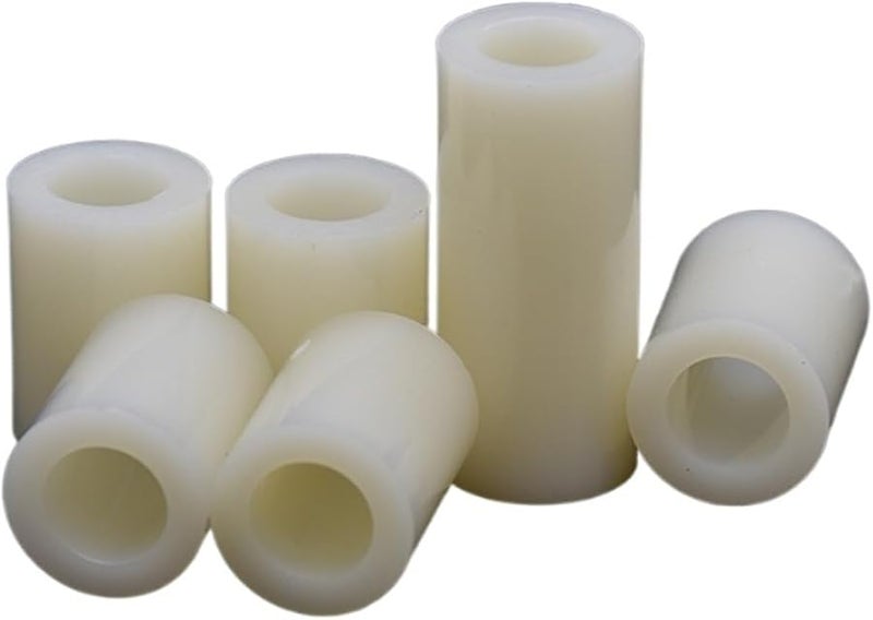 Lfang White Nylon Non Threaded Spacer Standoff Washer M3 5mm Size 50pcs - Image 3
