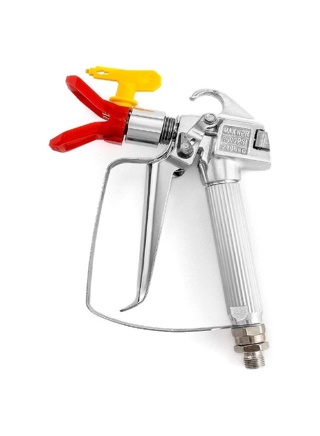 High Pressure Airless Paint Spray Gun, Airless Spray Gun with 517 Tip Fit Apply for Spraying on Walls, Furniture, Railings, Etc.  - Image 1