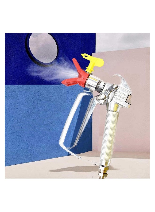 High Pressure Airless Paint Spray Gun, Airless Spray Gun with 517 Tip Fit Apply for Spraying on Walls, Furniture, Railings, Etc.  - Image 4
