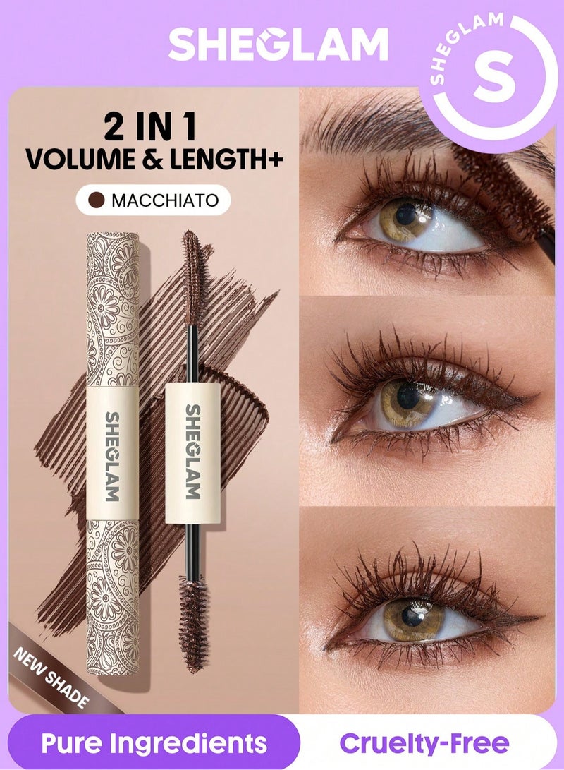 SHEGLAM All-In-One Volume & Length Mascara-Waterproof Macchiato - Image 1
