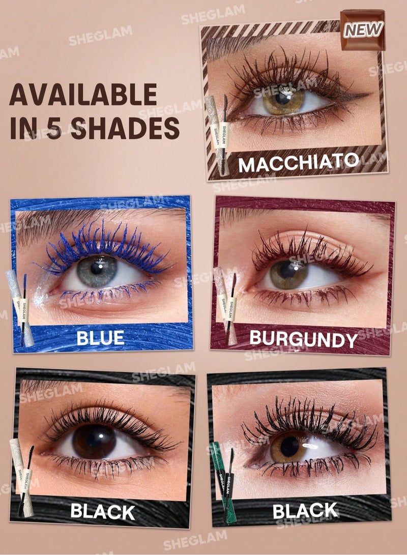 SHEGLAM All-In-One Volume & Length Mascara-Waterproof Macchiato - Image 4