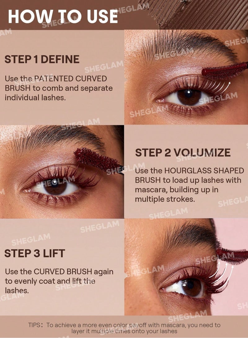 SHEGLAM All-In-One Volume & Length Mascara-Waterproof Macchiato - Image 5