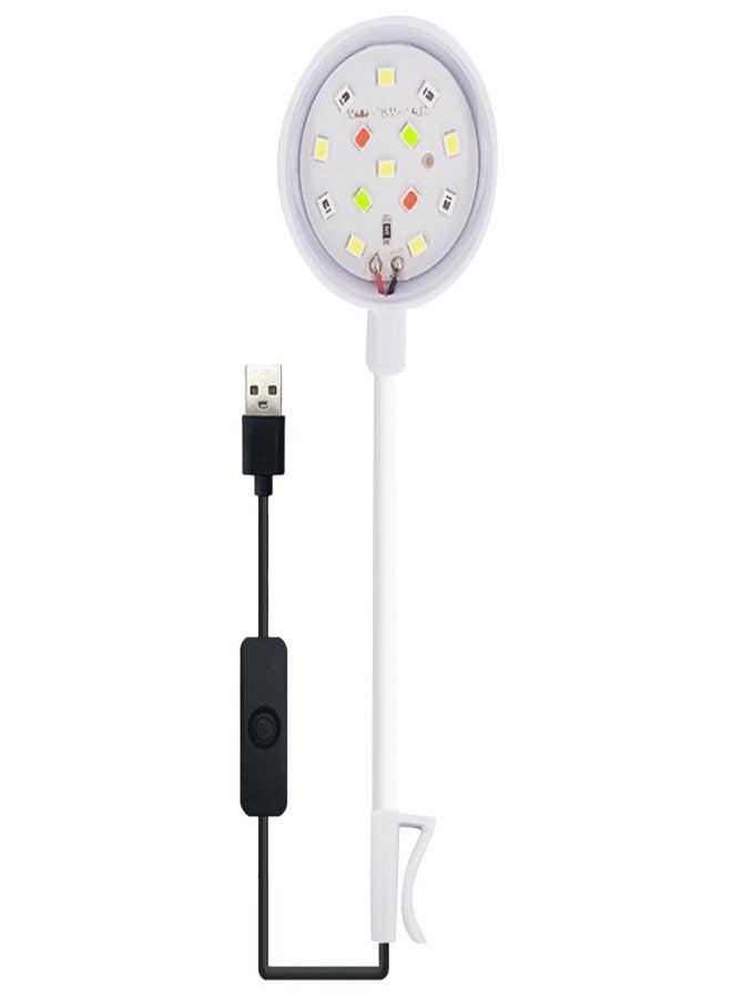 URTERYSER Lamps, Small Aquarium Fish Tank Led Light with USB Interface Clip On for Plant Aquarium - Image 1