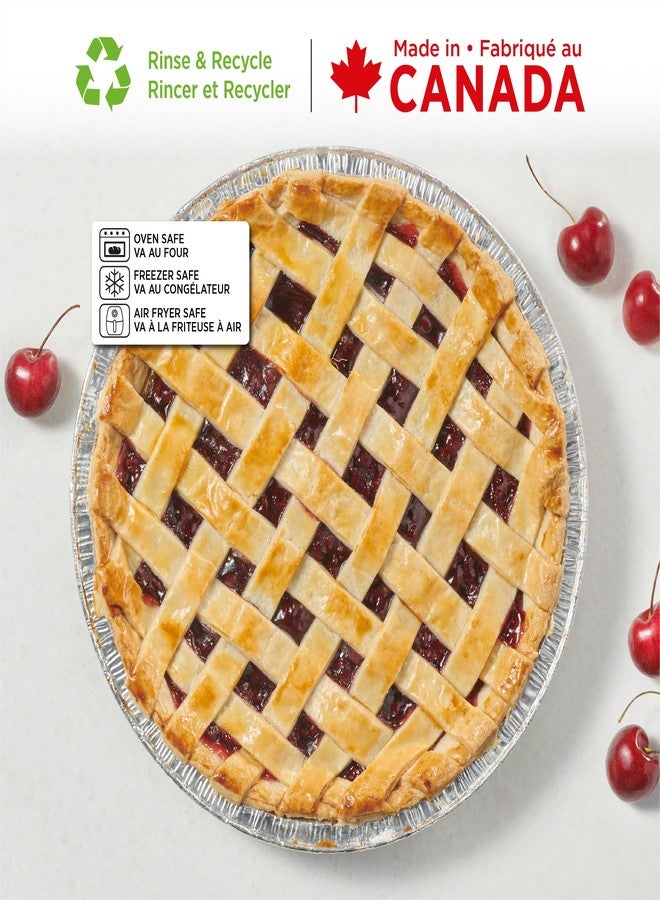 Starfrit 50-Pack 9” Deep Pie Plates (23 cm) - Recyclable - Disposable - Oven & Freezer Safe - Perfect for Baking Pies, Chicken Pot Pies & Quiches - Image 3