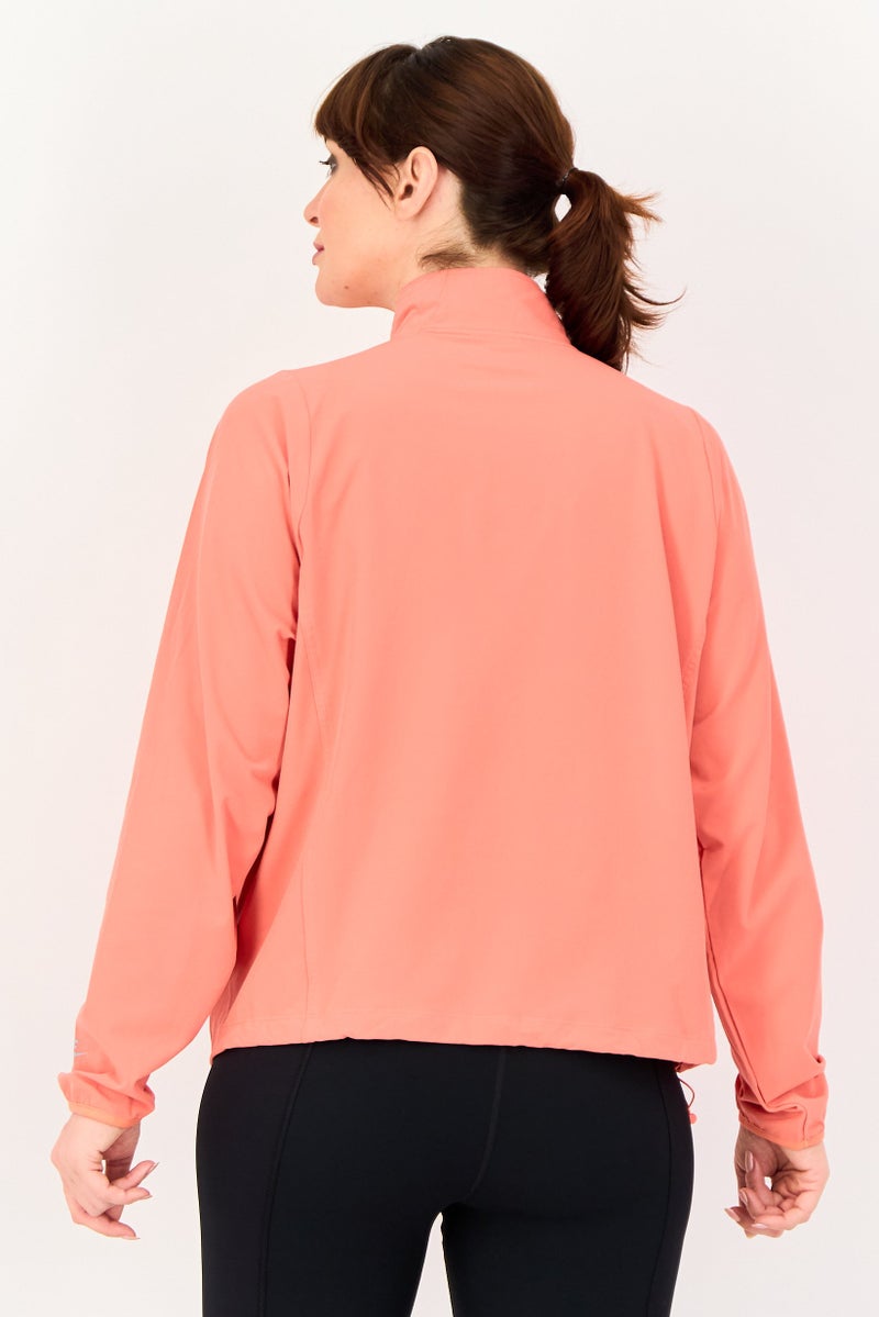 Nike Women Sportswear Fit Long Sleeve Outdoor Jacket, Peach - Image 3