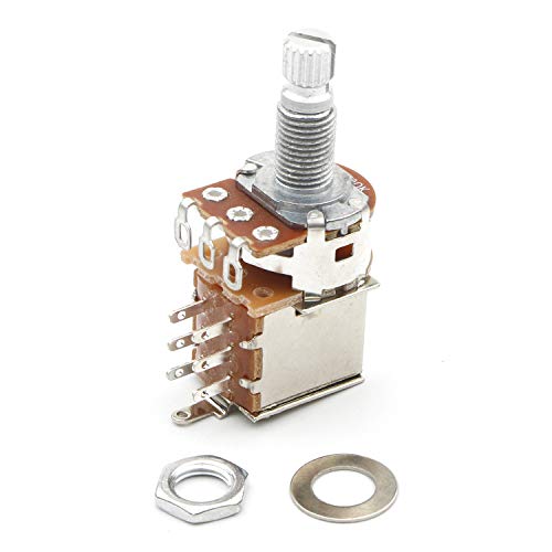 JIUWU B500k Push Pull Potentionmeter Volume Tone Shaft Switch Pots for Guitar Bass, Pack of 3 - Image 2