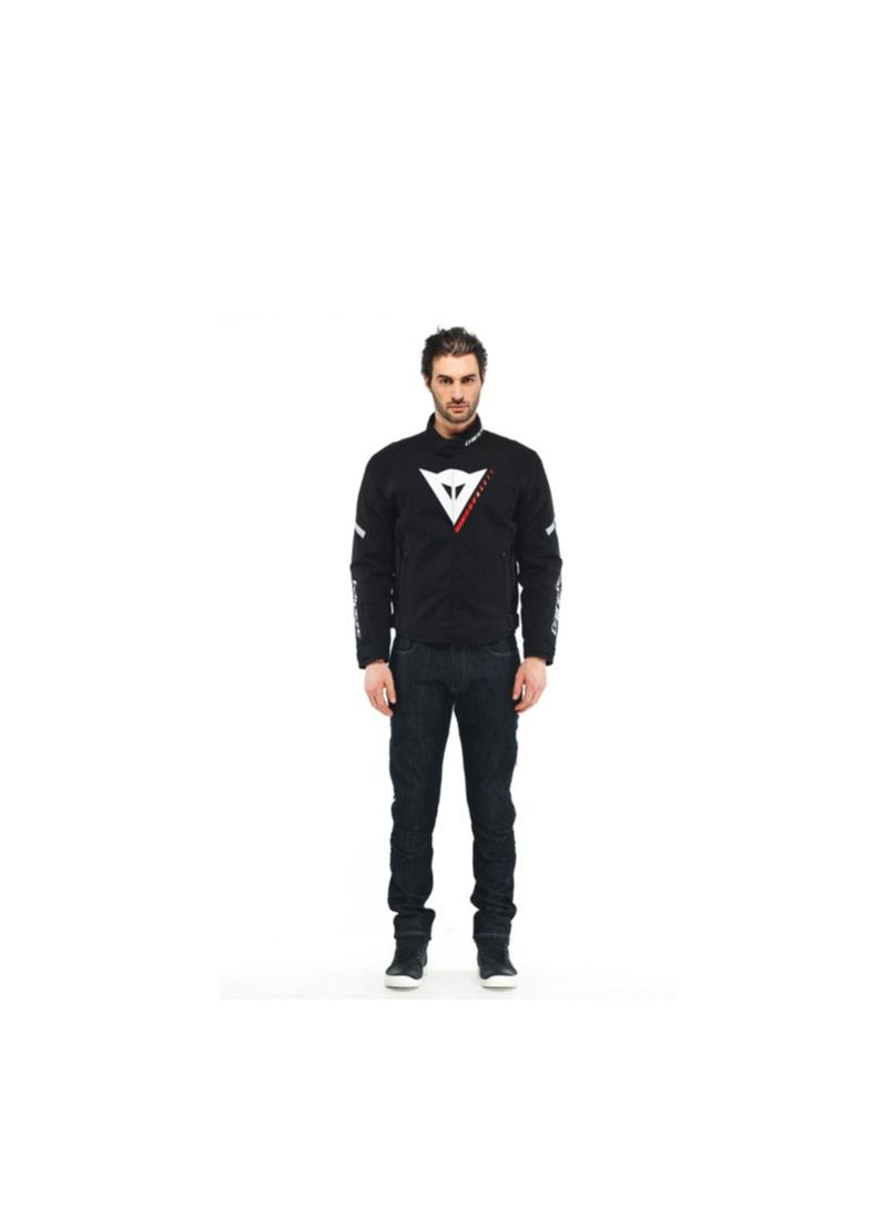 Dainese DAINESE-VELOCE D-DRY JACKET BLACK/WHITE/LAVA-RED SIZE  - Image 3
