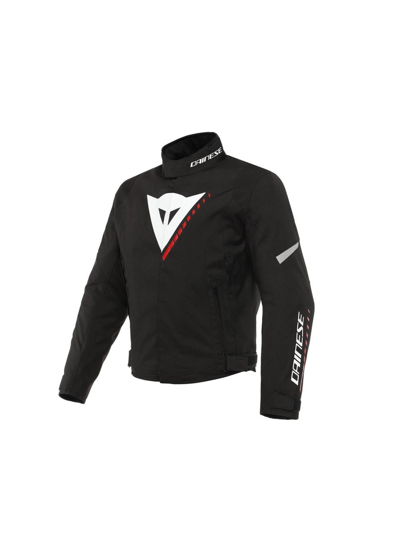 Dainese DAINESE-VELOCE D-DRY JACKET BLACK/WHITE/LAVA-RED SIZE  - Image 1