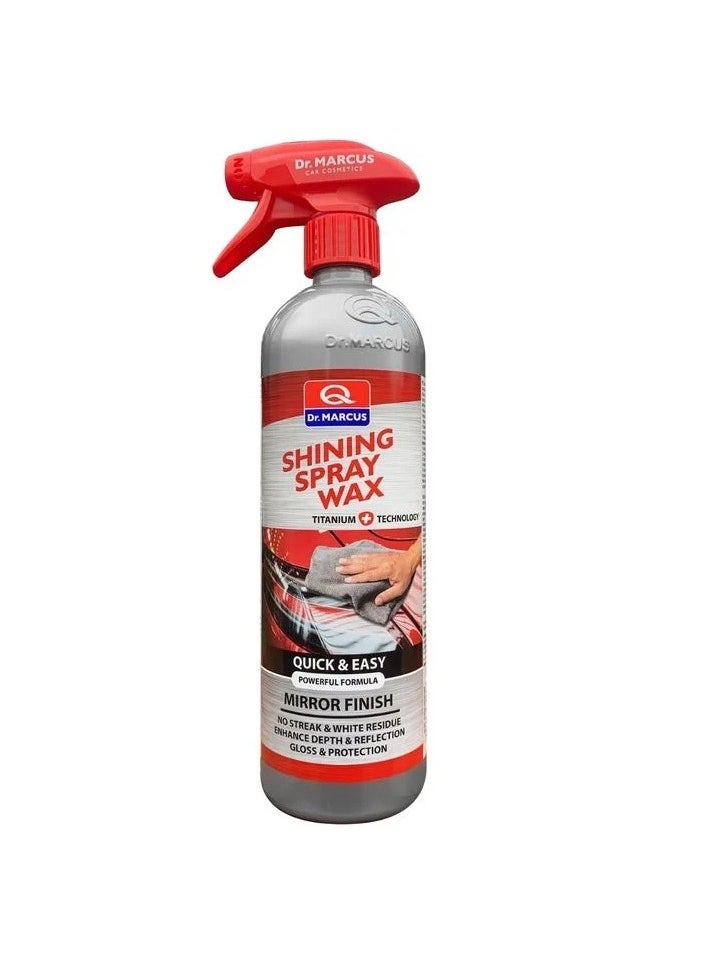 Dr.MARCUS Dr.MARCUS Titanium Car Paint Care Spray Wax Quick and Easy Mirror Finish Suitable For All Types Of Cars 750ml  - Image 1