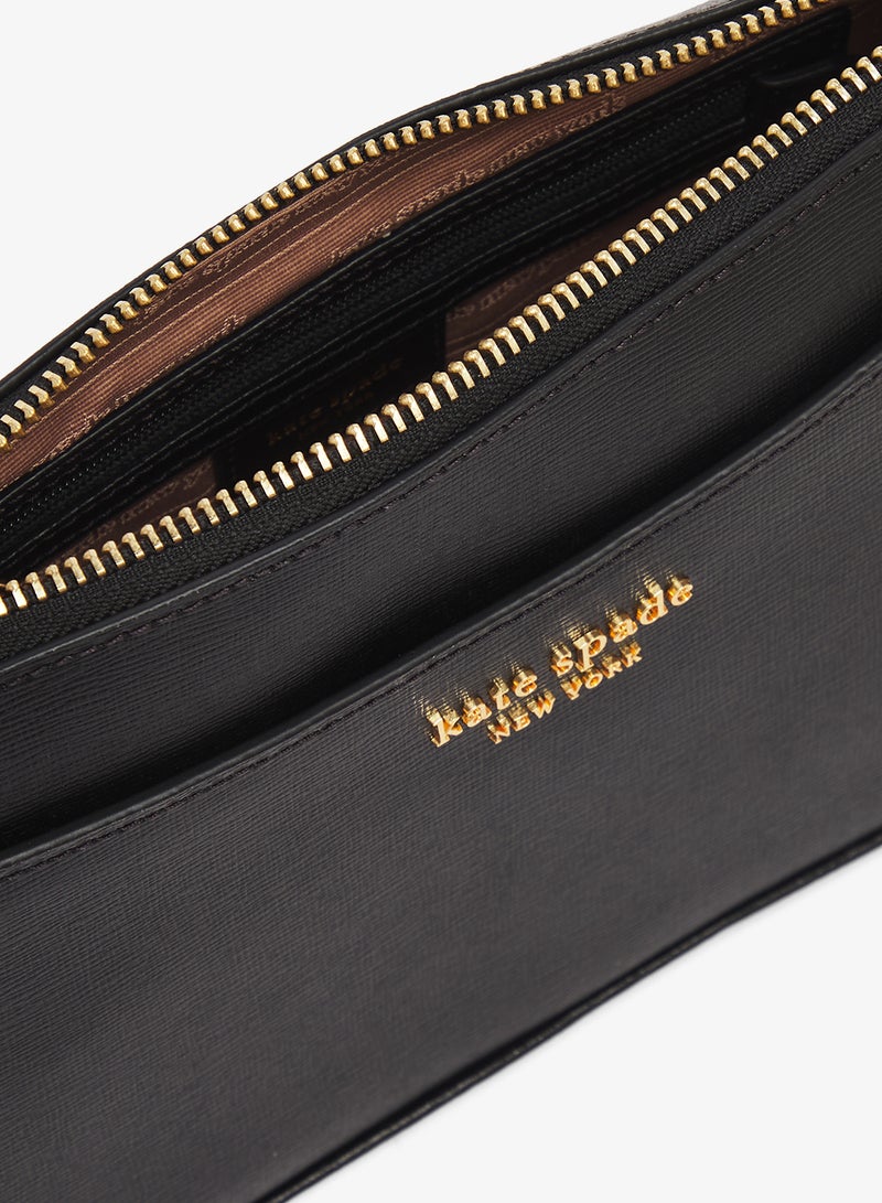 كيت سبيد حقيبة كروس بودي بسحاب وتفاصيل شعار - Image 5