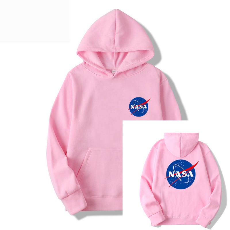 2021 New Fashion Brand Nasa Series Letter Sports Pullover Hooded Vests Two-Piece - Image 1