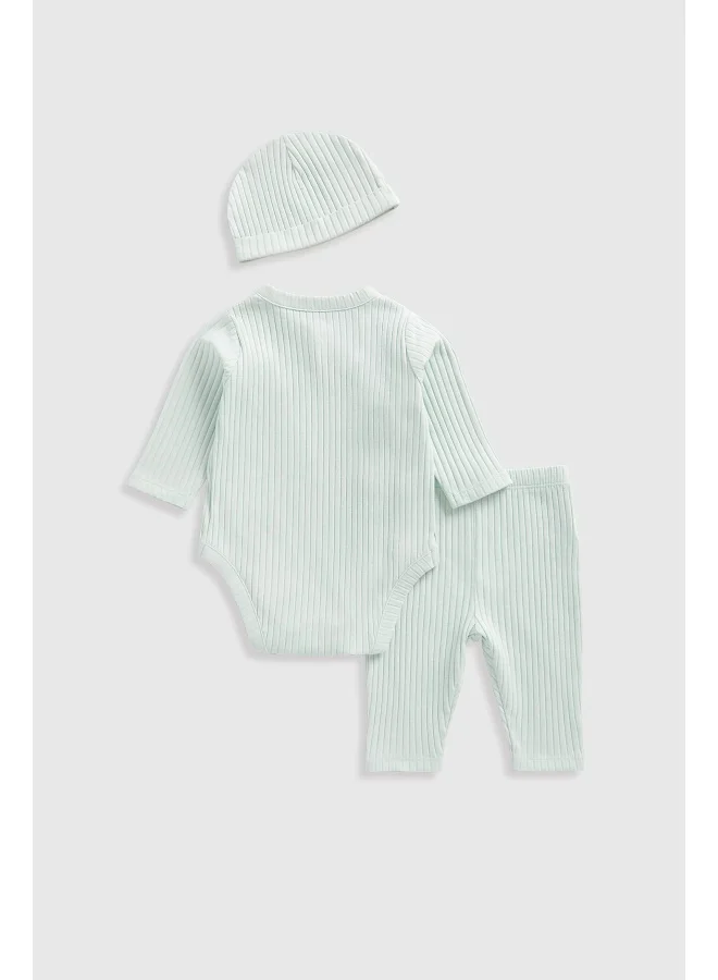 mothercare Mint 3-Piece Outfit Set
