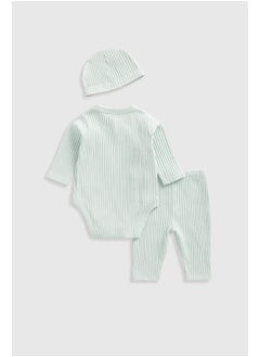 mothercare Mint 3-Piece Outfit Set  - Image 2