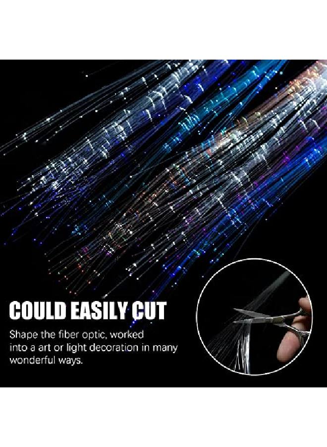 POZILAN 15 Pack Led Light Up Fairy Hair Accessories Braid Extension Clips For Women Girls Glow In The Dark Party Favors Supplies Neon Rave Accessories Wig For Festival Halloween Christmas Birthday - Image 3