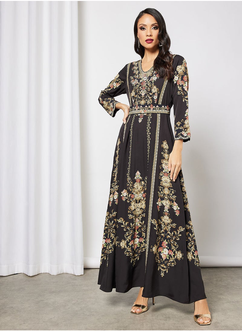 NIRRAAMYAA - Digital Printed Kaftan - Image 1