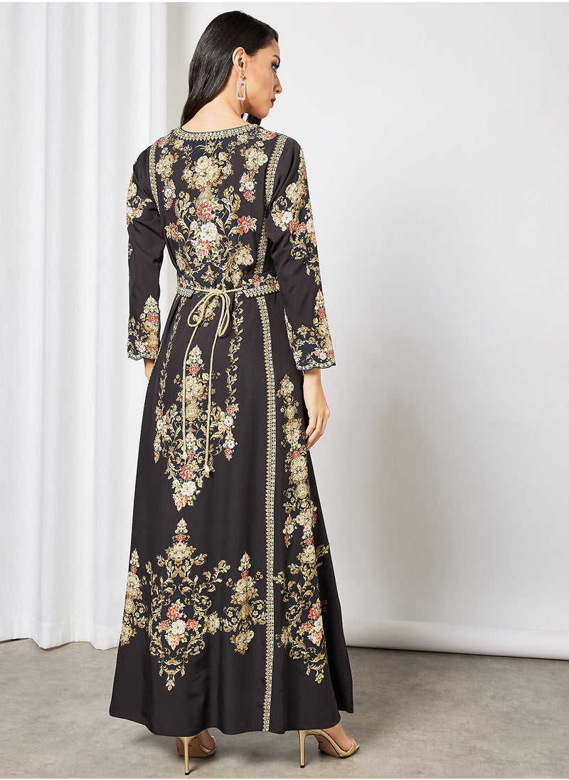 NIRRAAMYAA - Digital Printed Kaftan - Image 1