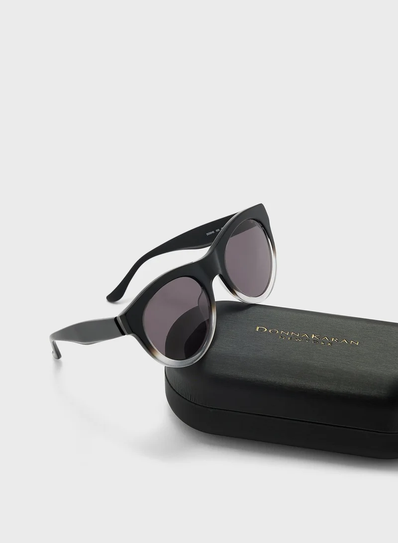 Donna Karan Round Sunglasses