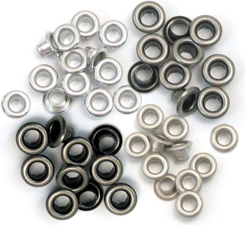 We R Eyelets Standard 60/Pkg-Cool Metal