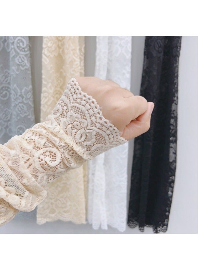 أكمام دانتيل قابلة للتهوية للحماية من الشمس وأكمام أذرع واقية من الشمس وأكمام رياضية - Image 3