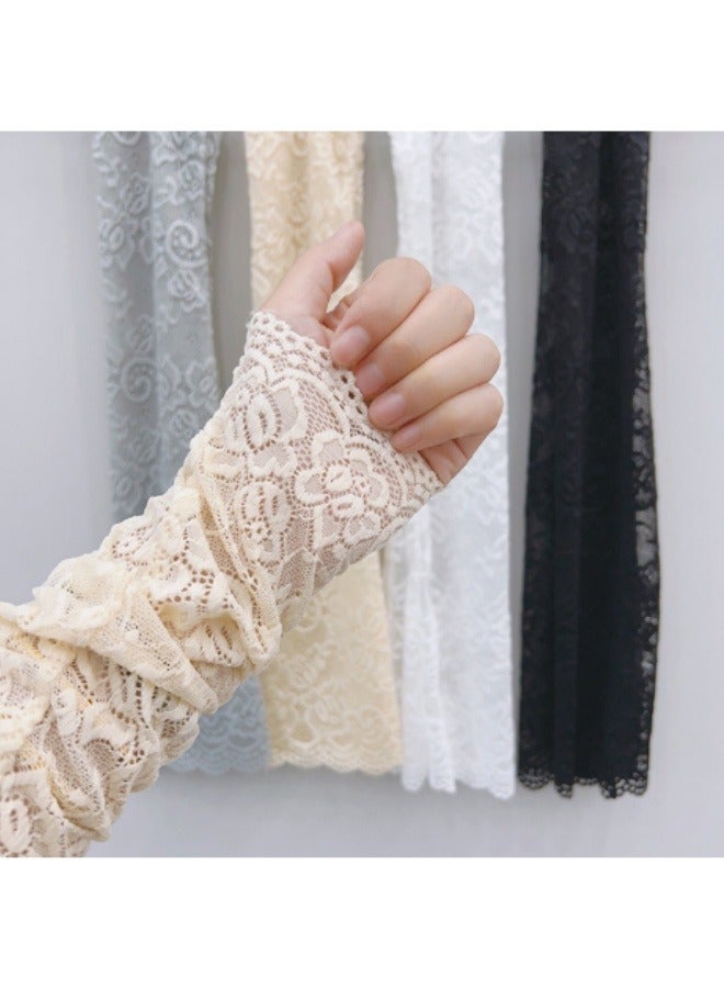 أكمام دانتيل قابلة للتهوية للحماية من الشمس وأكمام أذرع واقية من الشمس وأكمام رياضية - Image 4