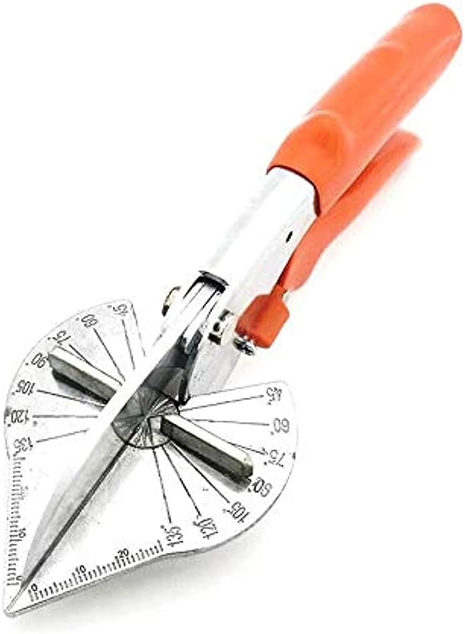 PROMASS Angle Miter Shear Cutter Hand Tools 45 Degree Universal Adjustable Angle Scissors Plastic Pipe Electrical Wire Cutting  - Image 1