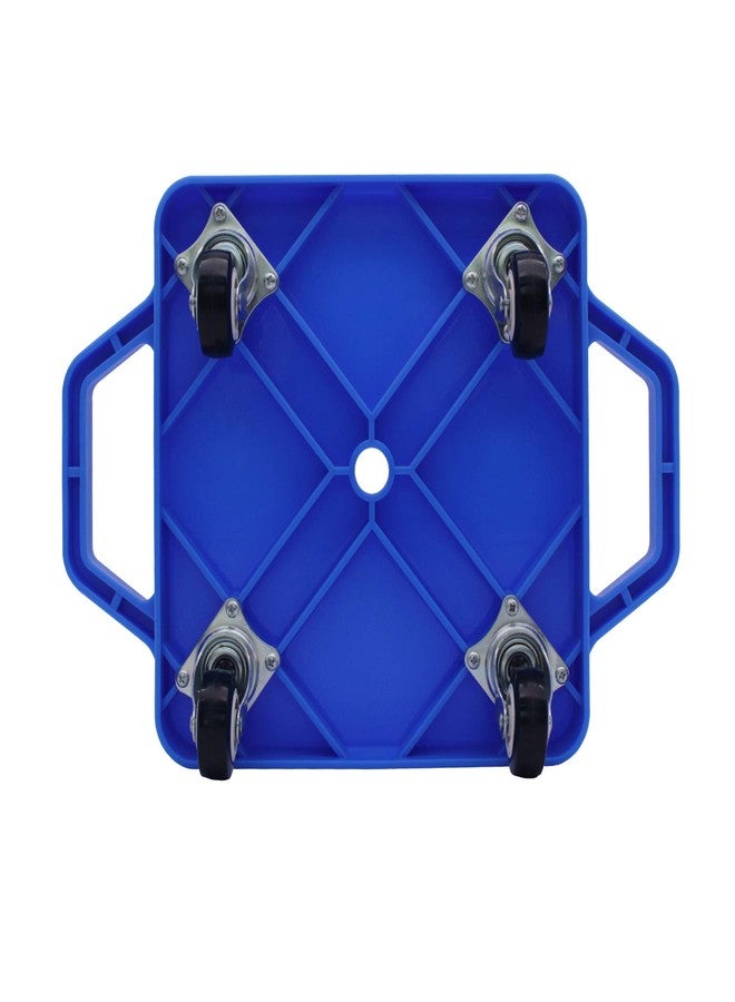 Joonly Kids Sitting Scooter Board with Universal Wheels Safety Plastic Scooter for Kids Ages 6-12 Manual Sport Scooters with Handles for Gym Class (Blue) - Image 5