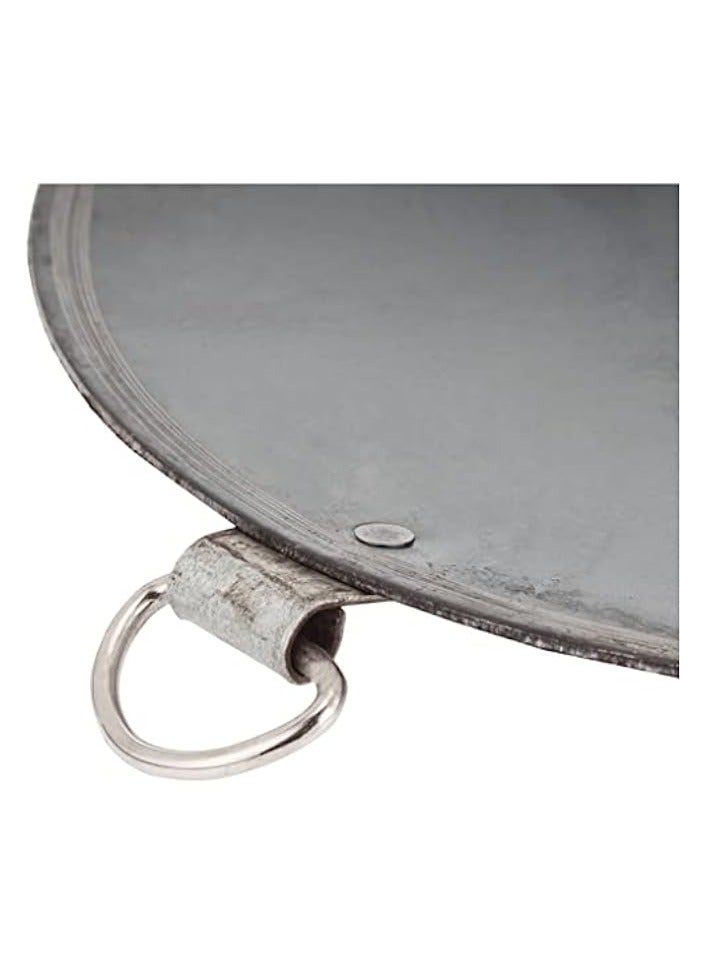erorex Iron Ring Tawa, 35 CM , Black, IRT014, Dosa Tawa , Flat Fry Pan , Pancake Maker  - Image 2