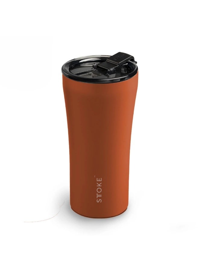 STTOKE Ceramic Insulated Leakproof Tumbler Bottle - 460ml/16oz (Desert Sunburst) - Image 1