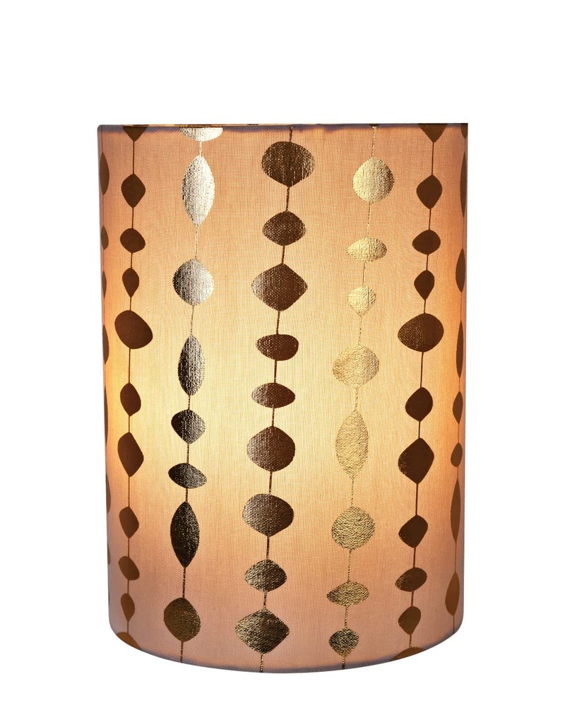 Aspen Creative 31254A Contemporary Drum (Cylinder) Shaped Spider Construction Lamp Shade in Beige 8" wide (8" x 8" x 11") - Image 2