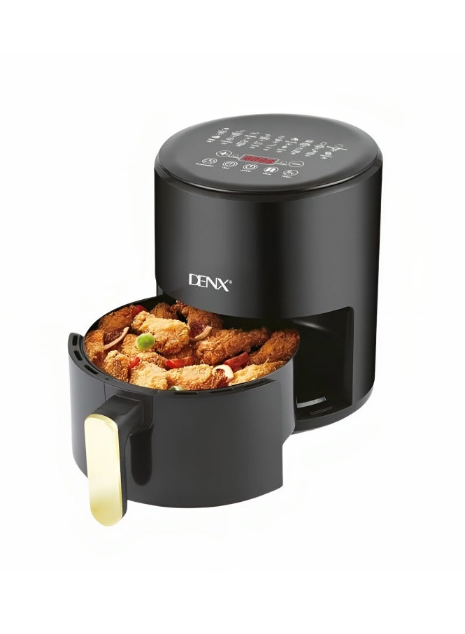 Denx 4L Air Fryer 2400W Black