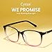 Cyxus Blue Light Blocking Glasses Women Men Computer Gaming Square Glasses UV400 Protection Anti Eyestrain T47 - Image 4