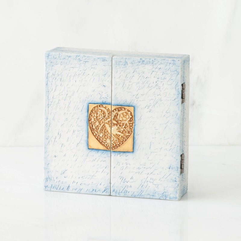 Willow Tree Duet, Sculpted Hand-Painted Triptych - Image 3