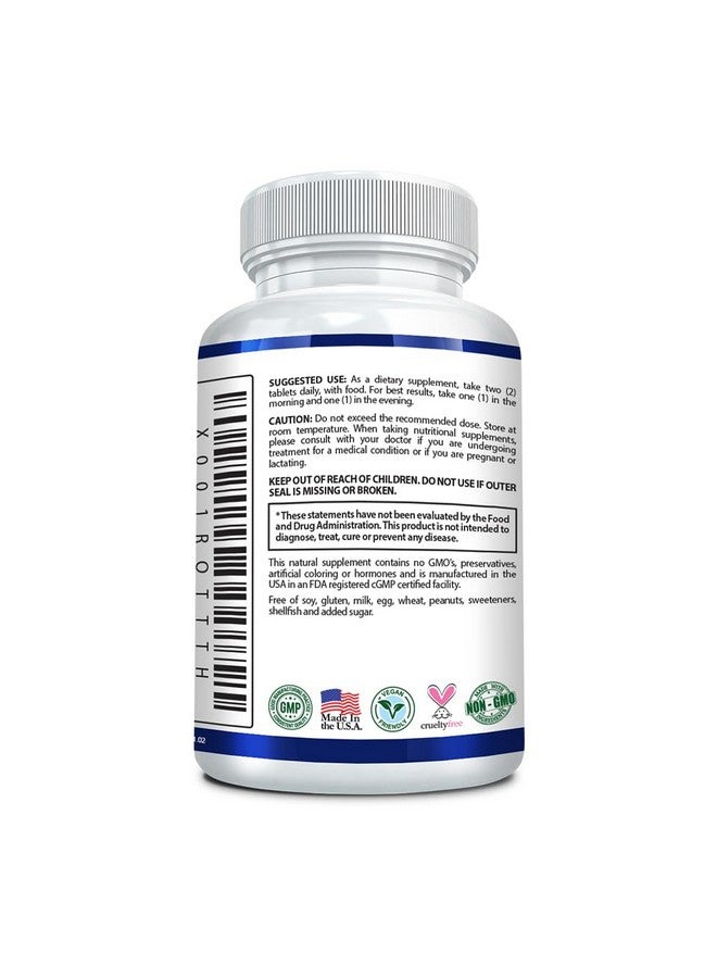 Research Verified Biotin - Pure Biotin Extra Strength 10,000mcg for Improved Hair, Skin and Nail Health - 60 Vegan Tablets, Made in USA - Image 2
