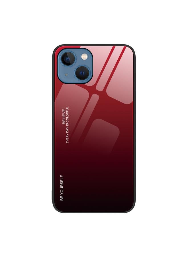 S-TOP Case For iPhone 14 Plus Gradient Color Glass Case - Image 1