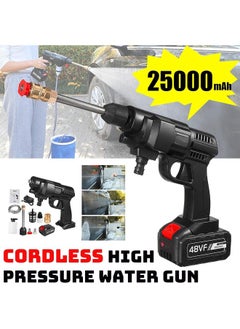 Generic 48V Cordless High Pressure Car Washer, 25000mAh 30Bar, Portable Jet Washing Machine for Cars, Gardens, and More, Nozzles and Water Gun Set Included, Efficient Outdoor Cleaning Solution  - Image 4