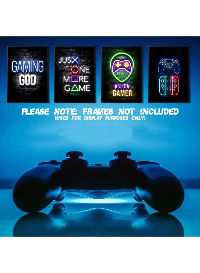 ASTRDECOR Gamer Room Decor Posters For Boys Room | Gaming Room Decor | Fashion Video Game Wall Art Decor | Gaming Posters For Gamer Room Decor | Gaming Room Decor For Boys Game Room Decor (Unframed, 8x10inch, 6pcs) - Image 3