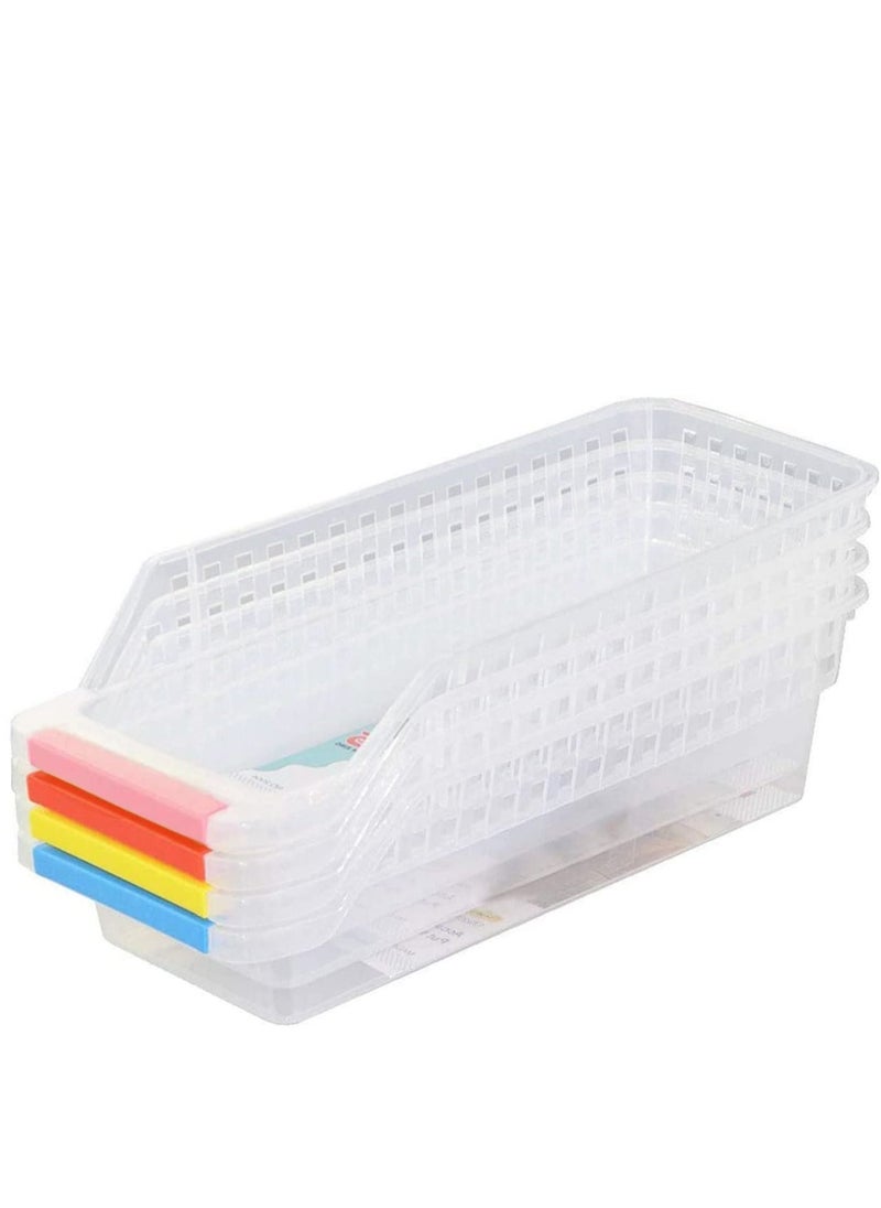 SKY-TOUCH 4 Pieces Refrigerator Organizer Baskets Multi-color  - Image 1