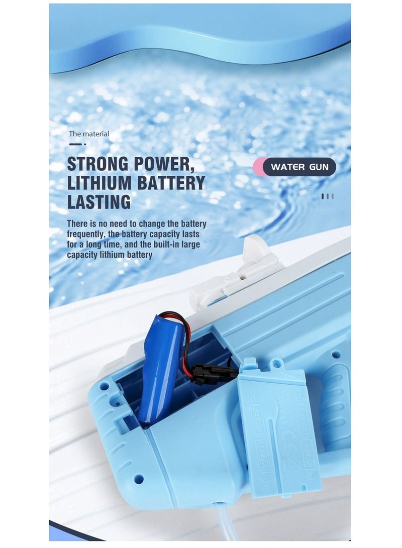 Electric Water Gun Glock Automatic Water Guns Large Capacity Squirt Water Pistol Blaster for Adults Kids Swimming Pool Beach Toy