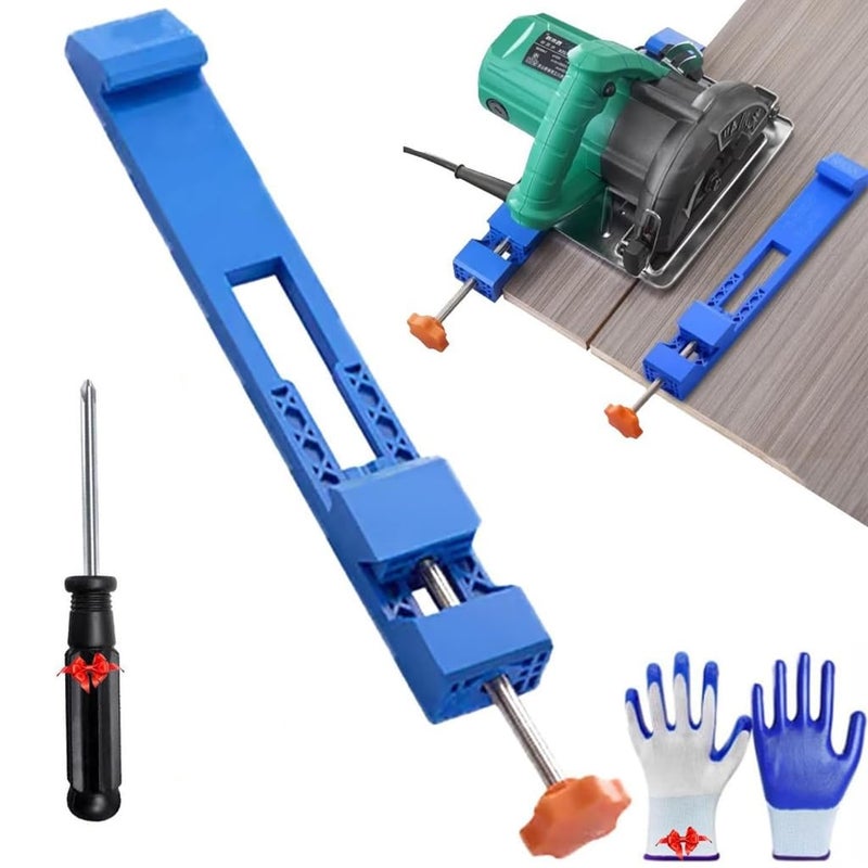 Adjustable Cutting Guide Rail For Circular Saw Woodworking Quick Positioning 600mm - Image 4
