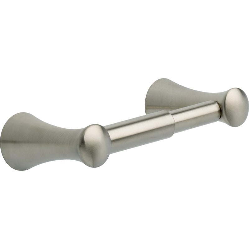 Delta Delta Lahara (1-Pack) Toilet Paper Holder Brilliance Stainless Steel Tissue Roll Holder for Bathroom Organization and Storage Spring Loaded Toilet Tissue Holder Wall Bathroom Accessories D73850-SS - Image 1