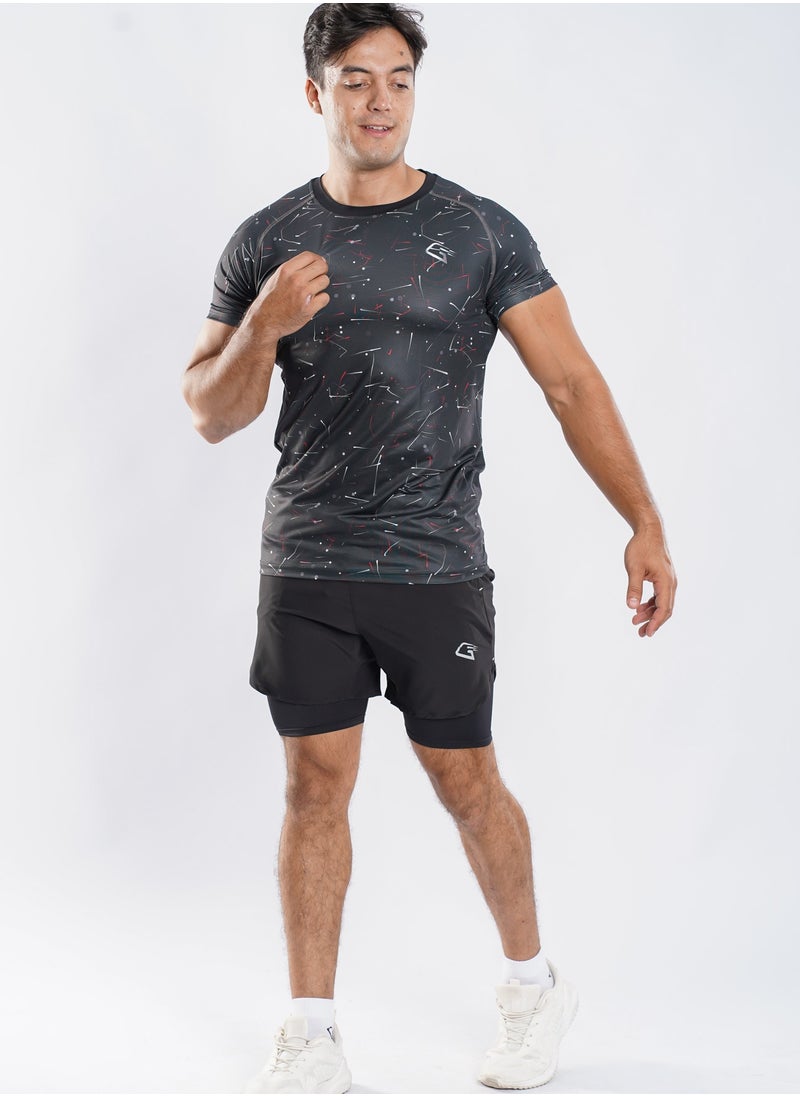 Gorilla - Dark Matter Compression T-shirt - Image 1