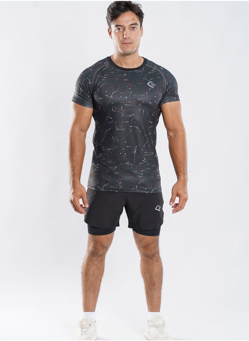 Gorilla - Dark Matter Compression T-shirt - Image 1