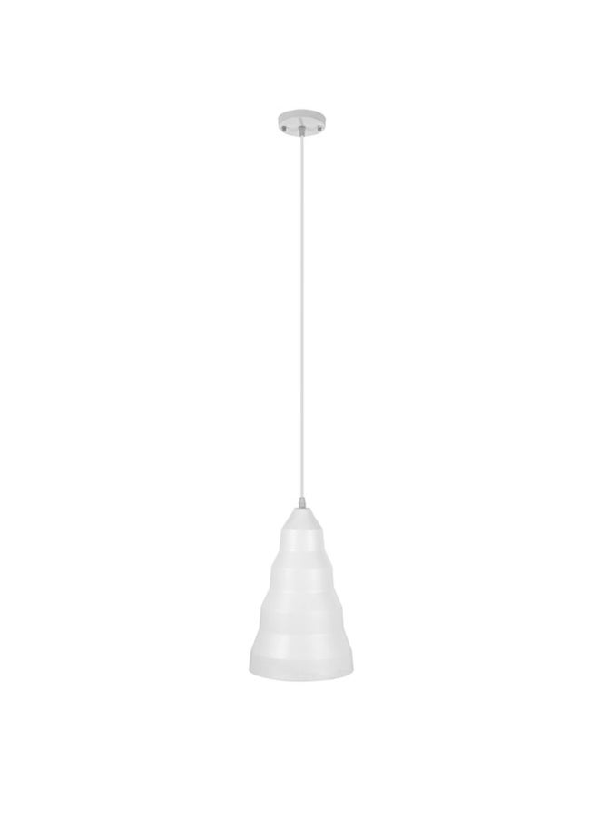 الروضة للإضاءة معلقة زيجزاج 1 لمبة | حديث ديكور LED E27 معلقة مصباح سقف اضاءة داخلية مصباح معلق دلاية سقف مودرن | مناسبة لأي غرفة | | اللون: أبيض | المقاس: 70x20 سم