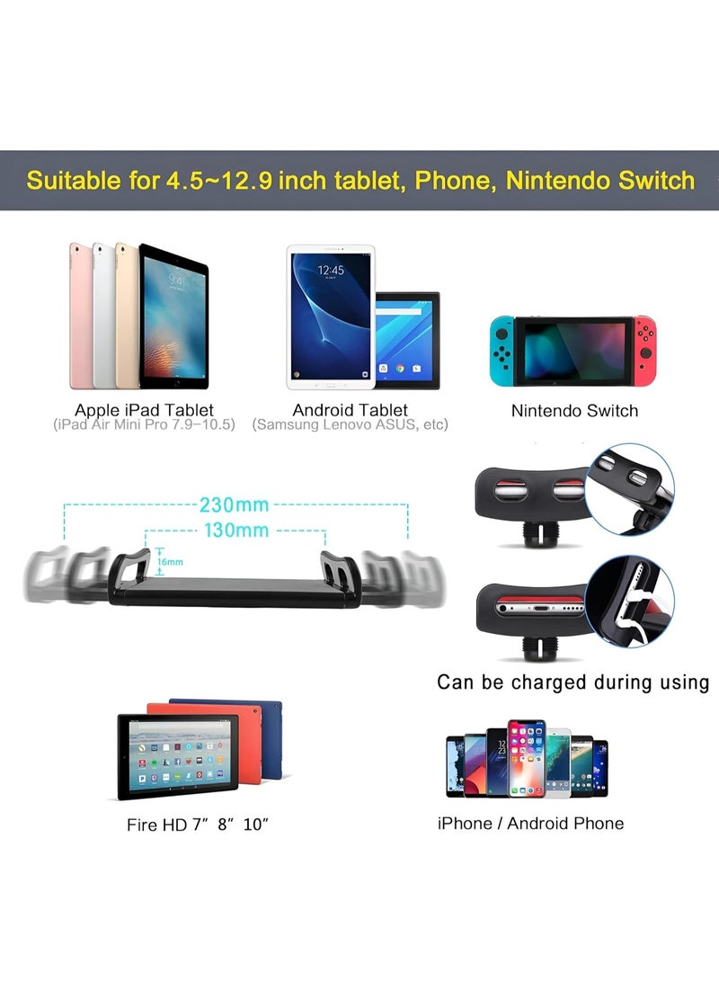 Foldable Adjustable Tablet Stand for Bedside & Desk Use – 360° Rotating Aluminum Holder for Phones & Tablets from 4.5 to 12.9 Inches - Image 3